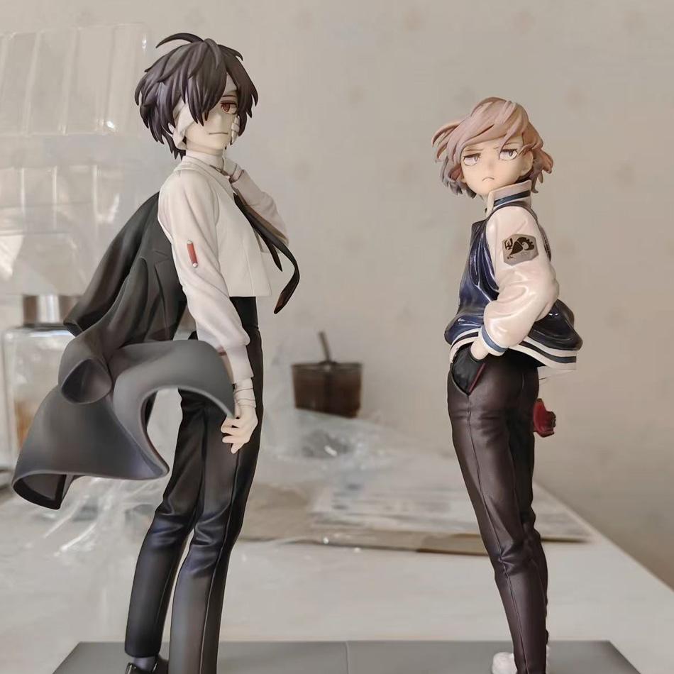 Japanischer Anime Dazai Osamu Figur Bungo Stray Dogs Actionfiguren PVC Modell Sammlung Peripheres Spielzeug Geburtstagsgeschenke
