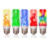 E27 LED Žárovky s Efektem Plamene Oheň Kreativní Světla Blikající Emulace Vintage Atmosféra Dekorativní Lampa