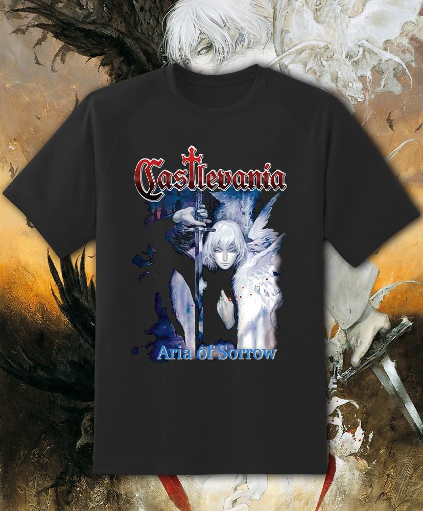 Футболка для подростка M - Взрослого 6XL Видеоигра Castlevania Aria Of Sorrow Быстрая доставка! Футболка Unisex XL