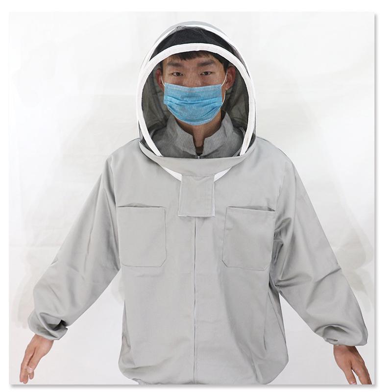 Beekeeping Suit Jacket Veil Set Anti-bee Clothing Fabric Beekeeper Clothing Apiculture Protective Bee Gloves Free Shipping
