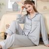 Silk Pajama Set For Women Spring Summer Light Breathable Lounge Sleepwear For Home Use