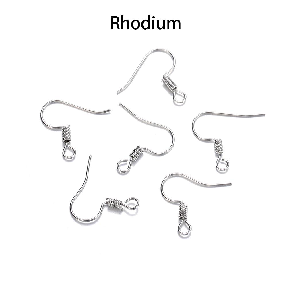 100Pcs Multicolor Metal Simple Earing Hook Earing Clasp Connector For DIY Earwire Pendant Jewelry Making Accessories Findings