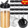1Pieces 100/130/150/200/300Ml Spice Bottles Jars Clear Seasoning Bottles Bbq Clear Salt Pepper Shakers Kitchen Condiment Bottle