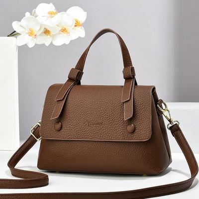 Bag Women's Handbag Simple Crossbody Bag Shoulder Bag Versatile Travel Storage Solid Color
