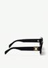 Celine Lunettes de soleil ovales noires Triomphe CL40194U-01A