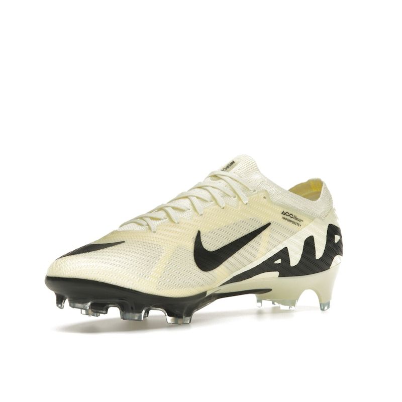 Nike Zoom Mercurial Vapor 15 Elite FG Mad Ready Pack Unisex Sneakers Krem Lemonade Svart DJ4978-700