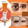 Krem pod oczy z witaminą C Przeciw cieniom i workom pod oczami Przeciw obrzękom Przeciw zmarszczkom Anti Aging Nawilżające serum do pielęgnacji skóry oczu 20ml