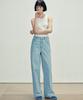 Marop 9164 Lightweight Wide Denim Pants (Light Indigo)
