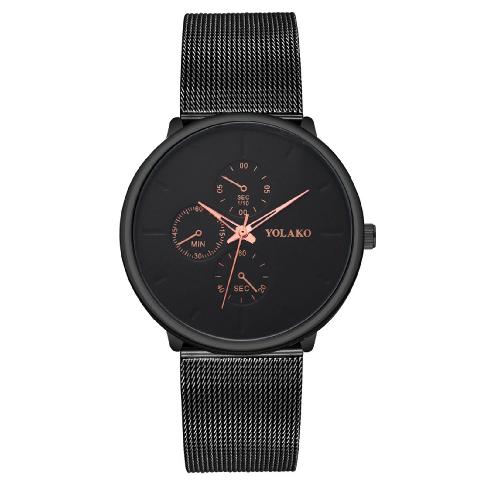 

Men s Luminous Running Alarm Clock Watch One Size