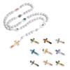 Cross Pendant Necklaces Fashion Rose Beads Rosary Necklace Jewelry Prayer Gift