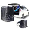 Glissez simplement cette tente arrière sur votre voiture, connectez-la à votre porte arrière, votre hayon arrière ou votre auvent latéral de voiture pour une protection solaire et un camping faciles.