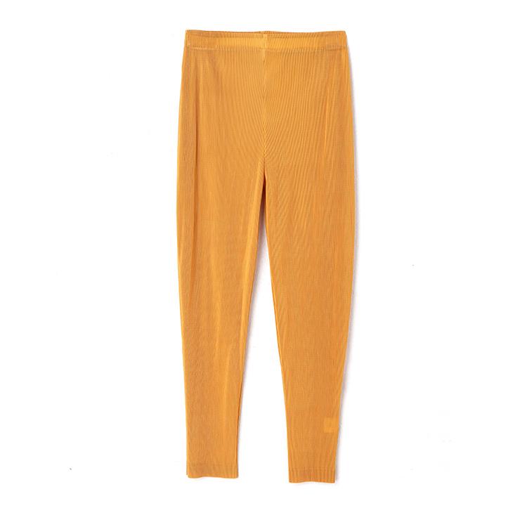 Women's Summer High Waist Vertical Stripe Pleated Cigarette Pants - Slimming Tapered Cropped Design