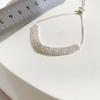 Zirconium Diamond Bracelet with High-Quality Texture, Niche Design, Light Luxury, Sparkling Diamonds, Adjustable Zipper, Pure Copper Bracelet
