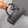 Color Simple Solid Matte Women Casual Mini Cylindrical Bag For Daily Use