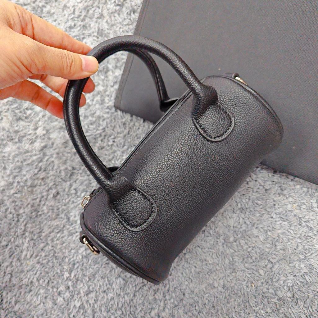 Color Simple Solid Matte Women Casual Mini Cylindrical Bag For Daily Use