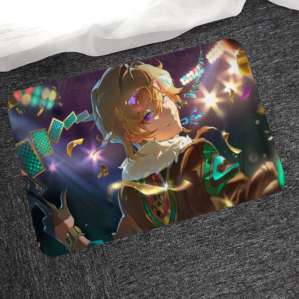 Game Character Aventurine Entrance Door Mat Nordic Style Home Doormat Bathroom-Toilet Mats Bedroom Hotel Decor Mat