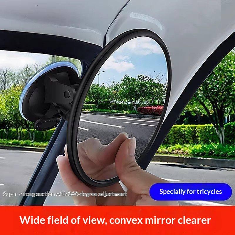 Specchietto Angolo Cieco Regolabile Rotazione a 360 Gradi Specchietto Retrovisore HD per Auto Specchietto di Retromarcia 10,5/12,5/15 cm 1 PZ per Sicurezza del Veicolo