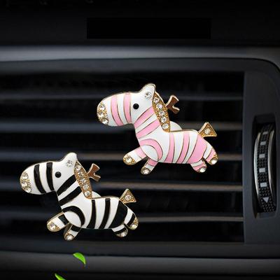 Inlay Water Drill Zebra Car Air Conditioning Outlet Perfume Car Perfume Car Interior Accessories Car Fragrance
