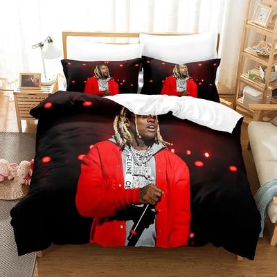 Lil Durk Boys Bed Cover Single Twin Full Queen King Size Aldult Anime Bedspread Duvet Cover Bed Set Quilt Cover Pillowcase