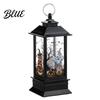 Flexible Placement Lamp Halloween Night Light Vintage Battery Operated LED Lantern Simulated Flickering Flame Warm Glow Light Lantern for Party Home