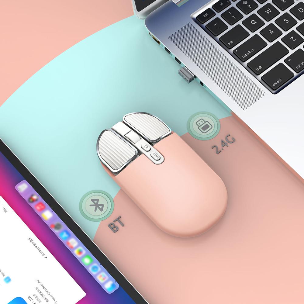 M203 Bluetooth 2.4G Wireless Dual Mode Rechargeable Mouse Optical USB Mice for PC/Mac/Laptop/IPad/Phone /Notebook/Android Tablet