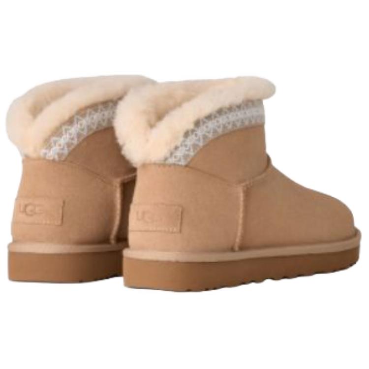 Women's Boots UGG CLASSIC ULTRA MINI Cow Split Leather Snow Boots Women's