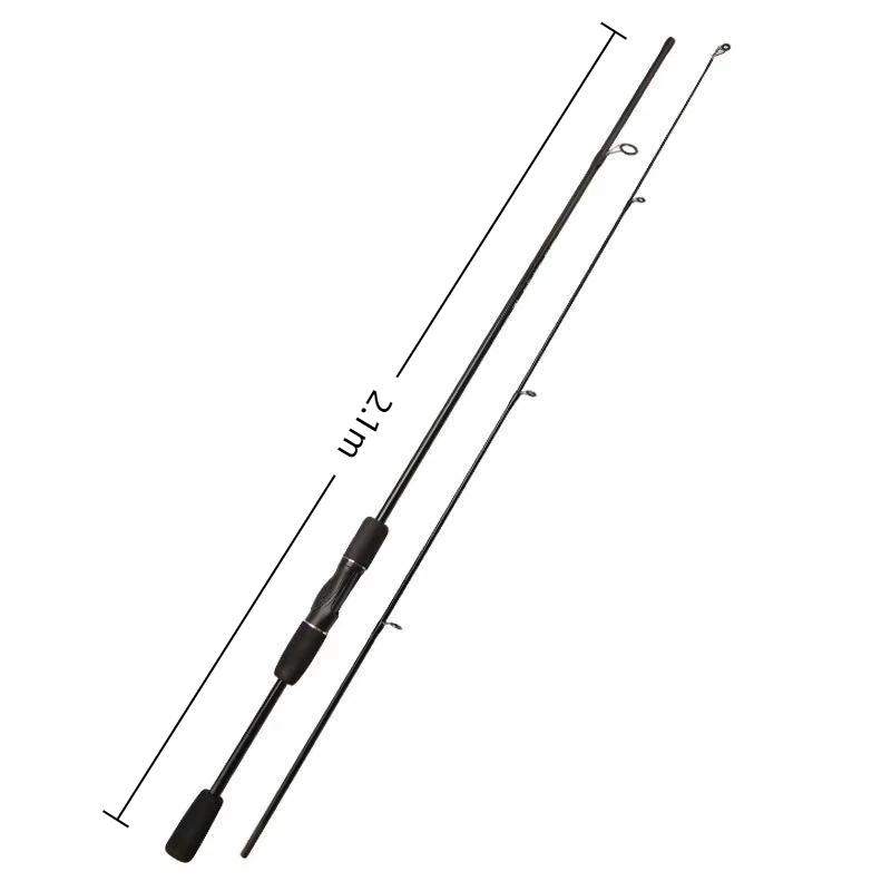 1.65M 1.8M 2.1M Ultralight Fishing Rod M Fishing Rod Carbon Hard Adjustable Insertion Lure Rod