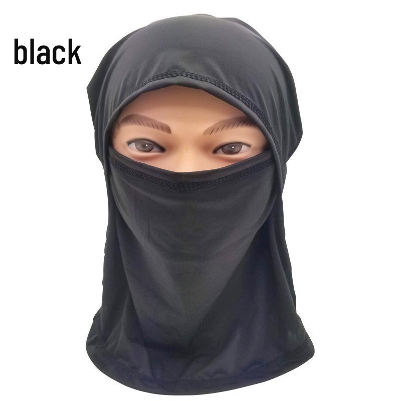 2024 UV Protection Cycling Sunshade Neck Gaiter One Size чёрный