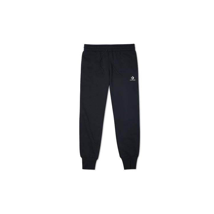 (WMNS) Converse Embroidered Star Chevron Pants Asia Sizing Black Women s 10020873-A01 S
