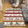1Pc Santa Claus Reindeer Rug Office Carpet Indoor Outdoor Doormat Nonslip Soft And Comfortable Living Room Christmas Halloween Gift D91817