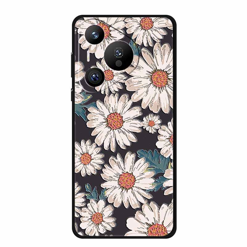 3D Emboss Case For Honor 400 Pro Phone Case Flower Shockproof Silicone Soft Coque For Honor400 Pro Back Cover Case 400Pro Funda