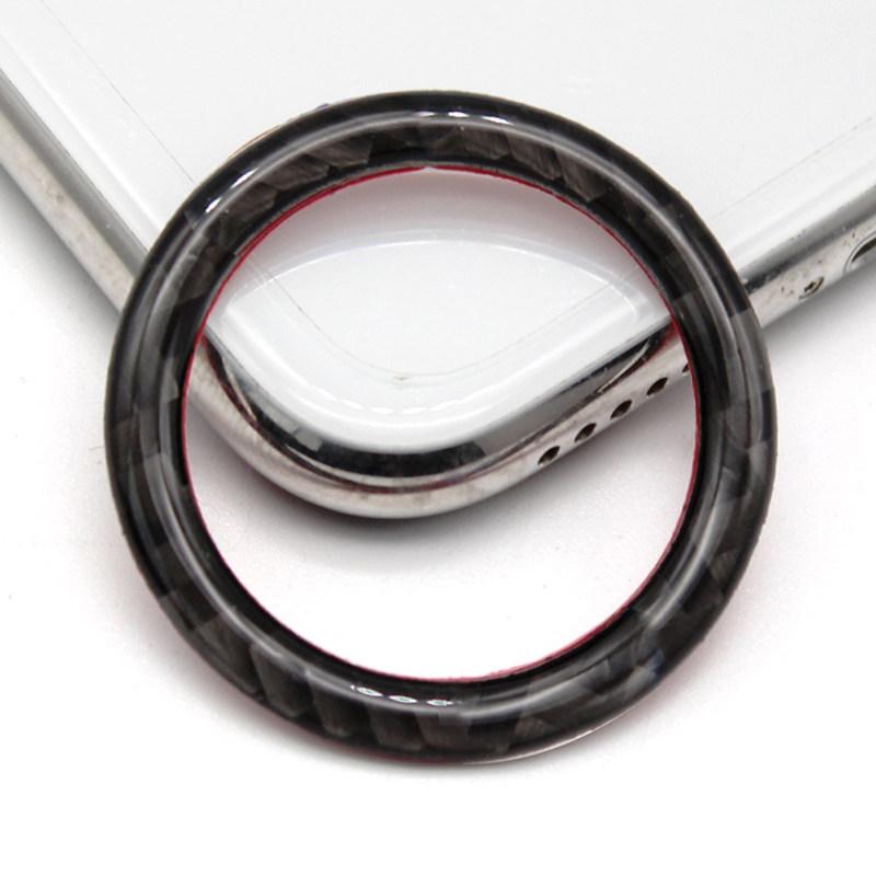 For BMW 3 series E90 E92 E93 E89 Z4 M Sport Car Inner Stylings Engine Start Stop Push Button Ignition Key Ring Carbon Fiber Trim