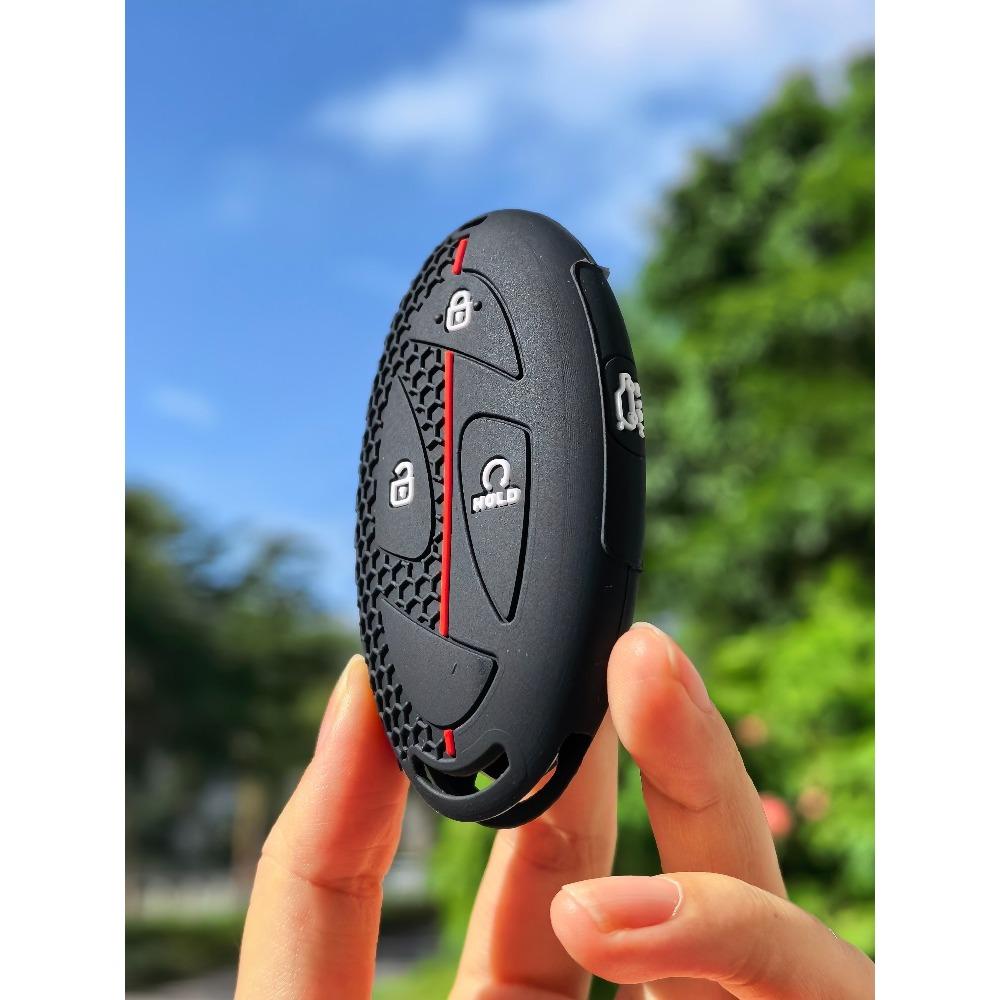 Custodia per Chiave Auto in Silicone per Hyundai Kona Ev N-Line Tucson 2025 Grandeur GN7 IONIQ 6 Santa Fe MX5 Garden Gl Chiave Remota Protezione