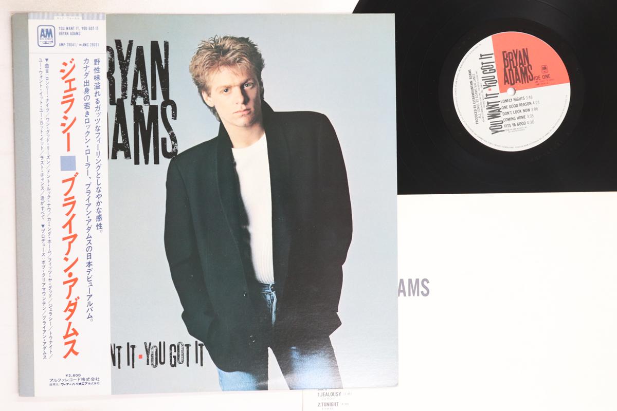 

Виниловая пластинка BRYAN ADAMS - You Want It You Got It AMP28041 A&M 1981 Япония Оби Рок Б/У