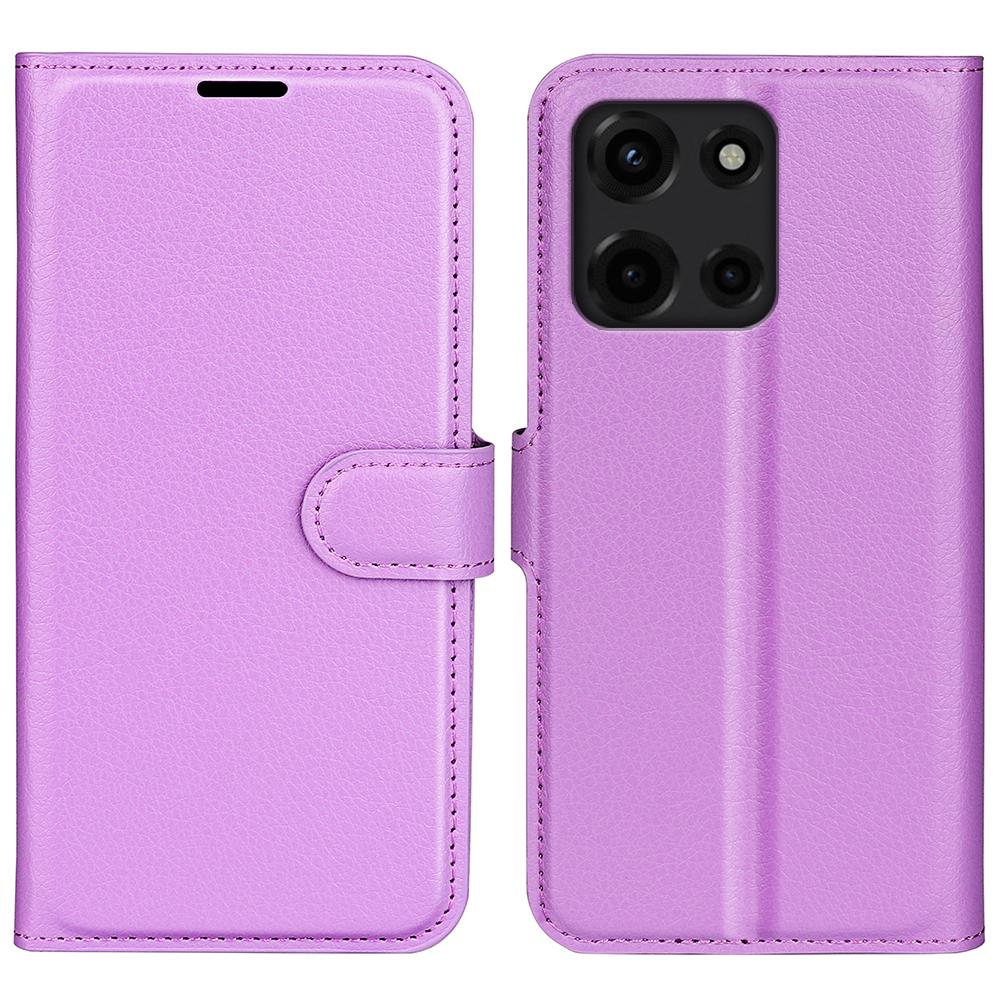 For Motorola Moto G 5G (2025) Case Litchi Texture Shockproof Leather Wallet Phone Cover