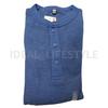 UNIQLO Waffle Henley Neck Long-Sleeve T-Shirt S-4XL Round-hem Men 486104 NWT