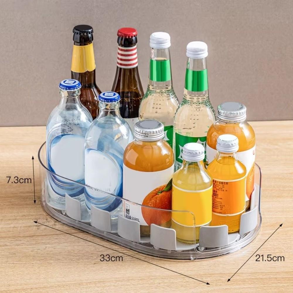 Easily Organize Countertop Organizer Rotating Design Fridge Organizer  Bathroom Cabinet