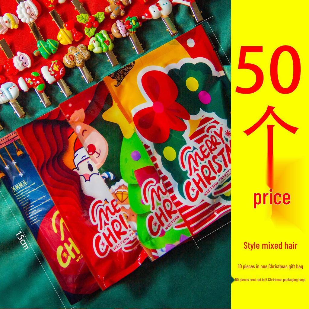 Festive Hair Clips: New Year, Christmas, Mid-Autumn, National Day Gifts for Kindergarten Activities & Whole Class Blind Bags