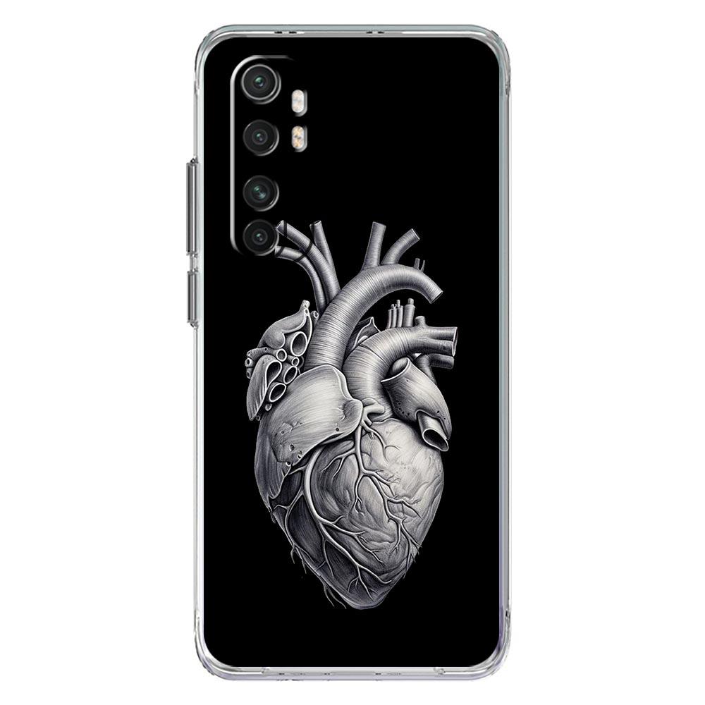 Cardiovascular Model Heart Phone Case For Xiaomi Mi Poco X6 X5 NFC X3 F6 F5 Pro F4 F3 15 14T 14 13T 12T 12 13 Lite 11 Cover