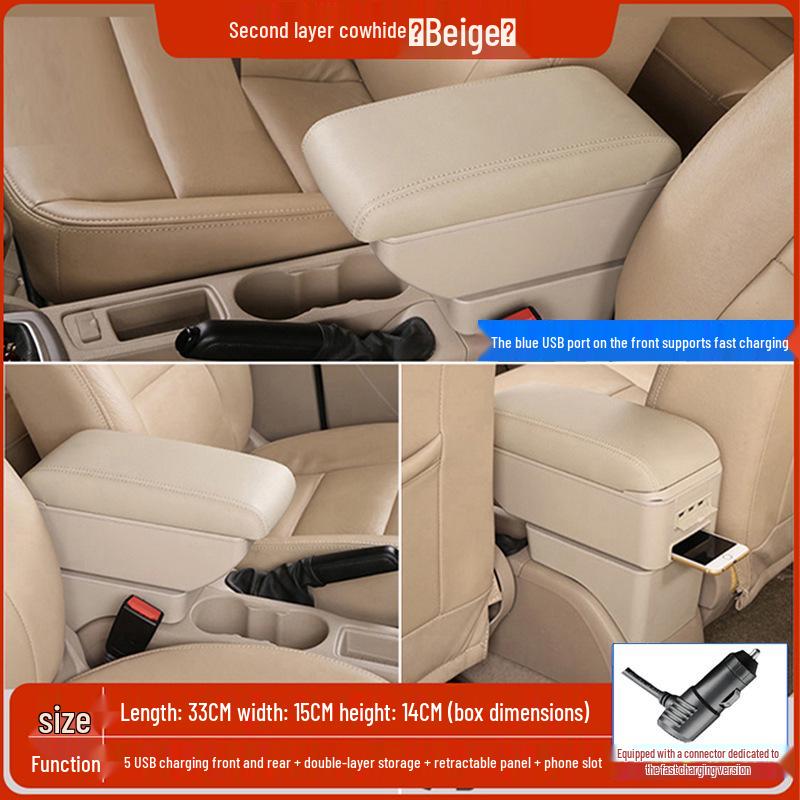Compatible Armrest Box for 2021 Honda Fit Fourth Gen LIFE 24.