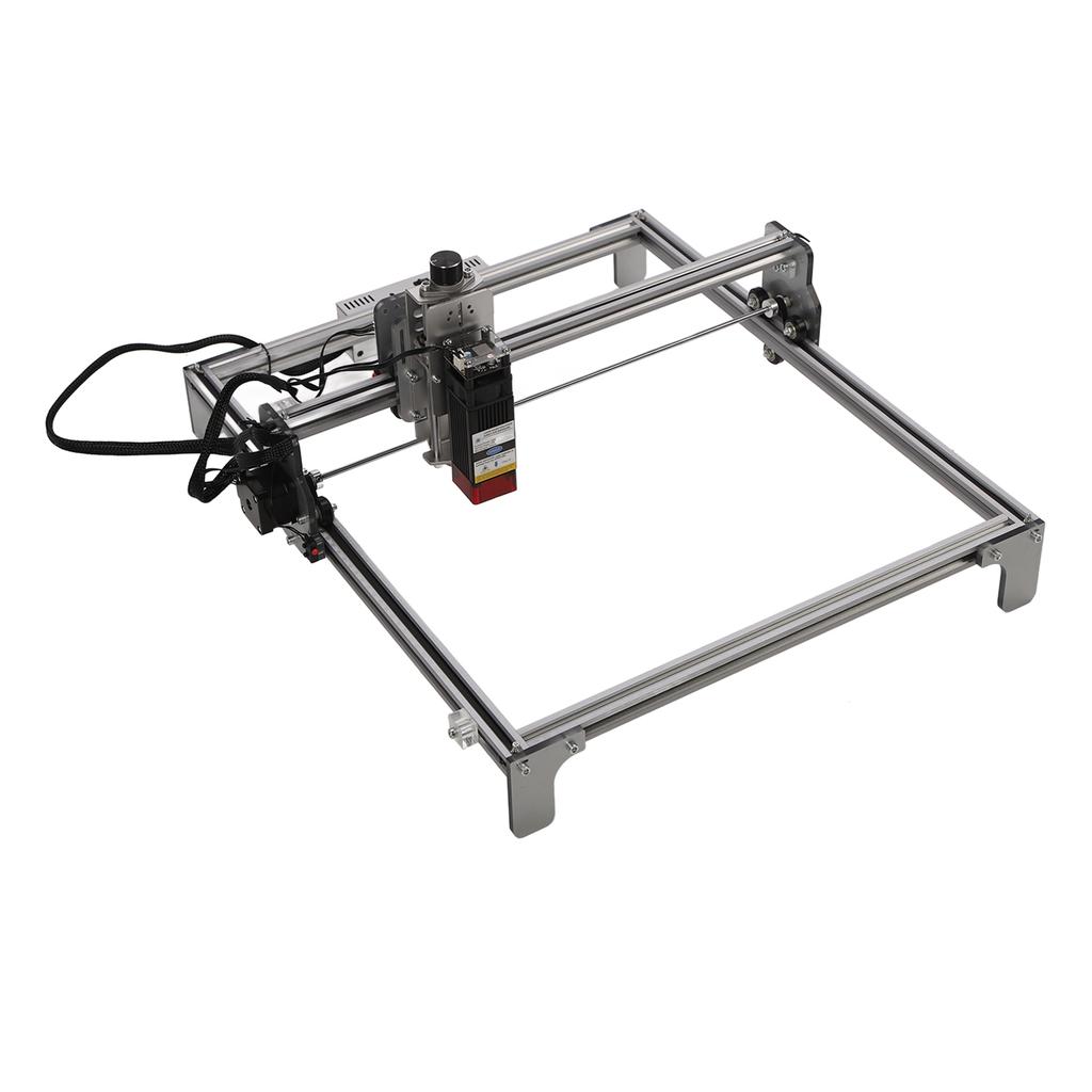 Graveur Laser 20W Zone de Coupe 420 X 400mm Alliage d'Aluminium Acrylique Machine de Gravure Laser 100‑240V Prise US