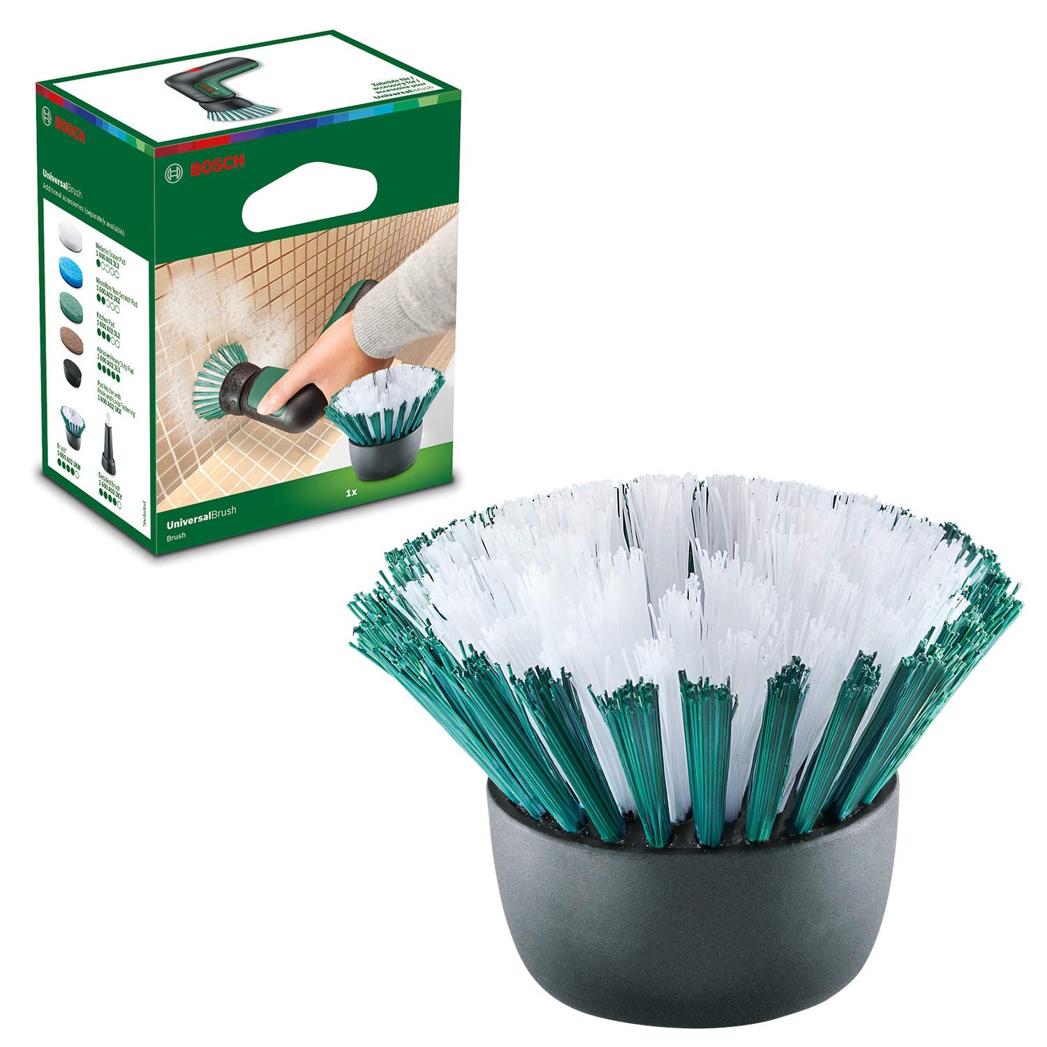 

Bosch DIY BRUSH Accessories Hard Brush 1600A023KW Green