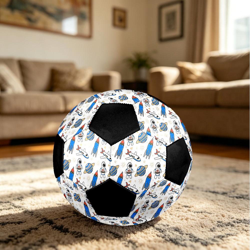 1PC Space Exploration Adventure Soccer Ball Size 5 Football Machine Sewn Indoor/Outdoor Universal Football W114
