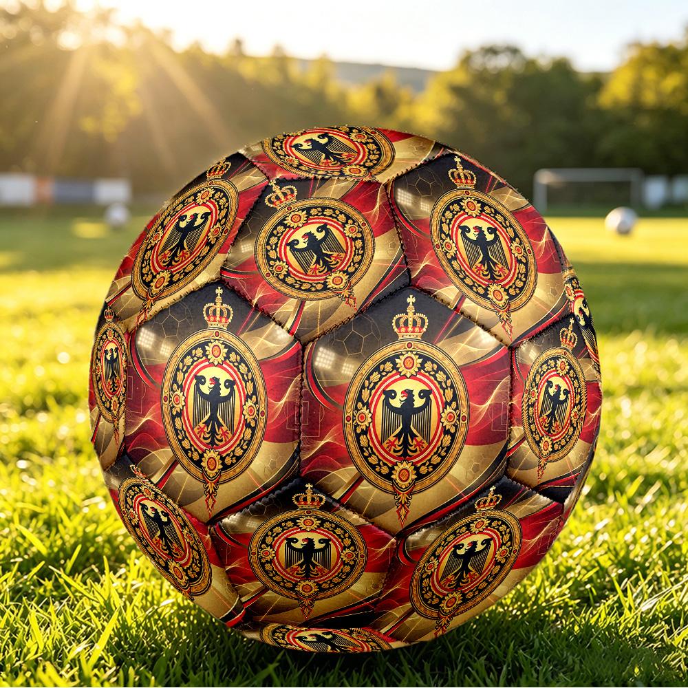 Belgien Fußball Aufdruck Größe 5 Fußball Ball Verschleißfest Standard Erwachsenen Trainingsfußball Fan Geschenk für Indoor Outdoor Spiel Sport