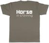 Horse in Training Unisexs Unisex TShirt Tee