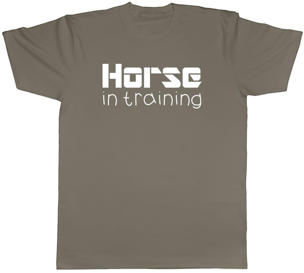 Horse in Training Unisexs Unisex TShirt Tee