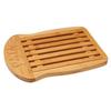 Planche À Pain - Bambou - 34 X 26 Cm - Récupération Des Miettes - Design Incurvé - Élégante