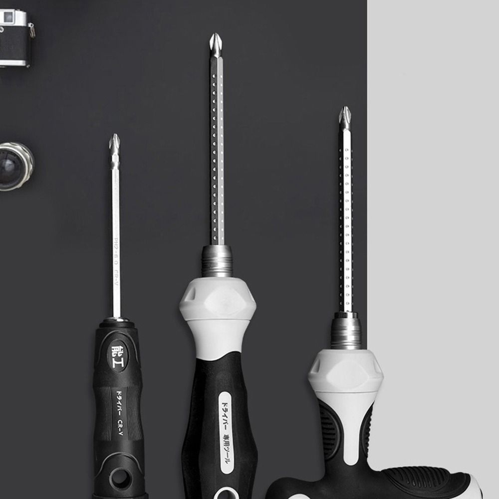 Carbon Steel Screwdriver Dual-purpose Slotted Screwdriver Professional Hand Repair Tools  Household