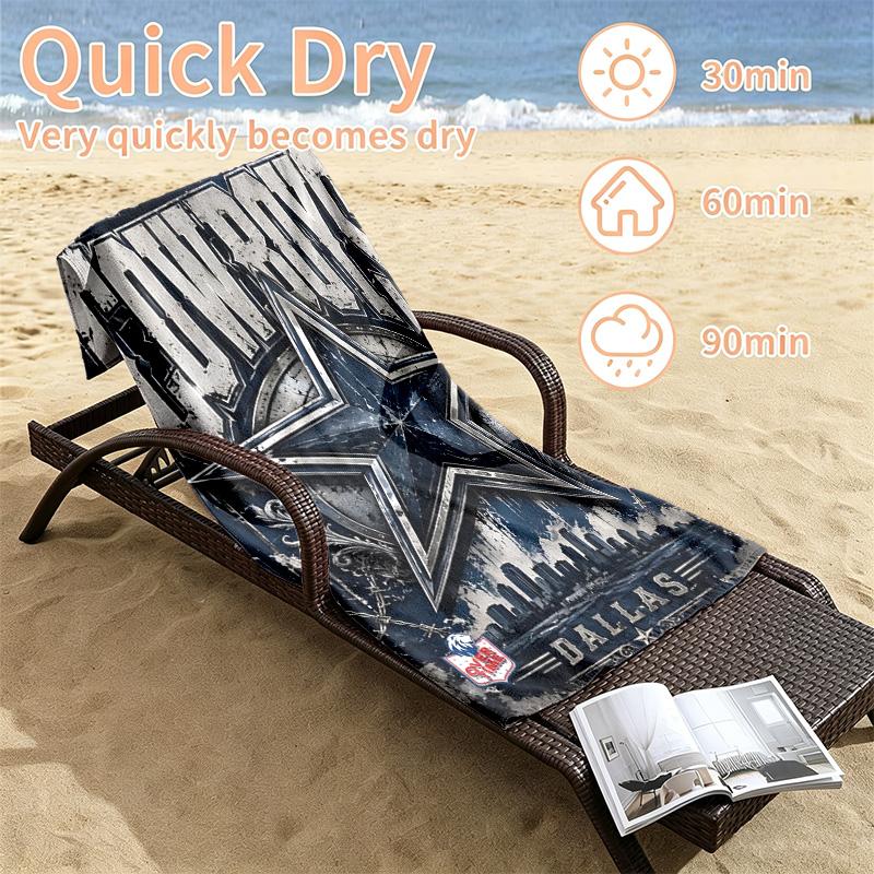 Dallas Cowboys Beach towels also serve as bath towels summer essential a musthave for the outdoors the beach and the pool