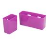 2Pcs Bogged Bag Phone Holder Plastic Multifunctional Universal Phone Case for Beach Bag Handbag Purple Set